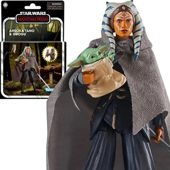 NEW!  Star Wars The Vintage Collection Deluxe Ahsoka Tano and Grogu - Picture 1 of 8